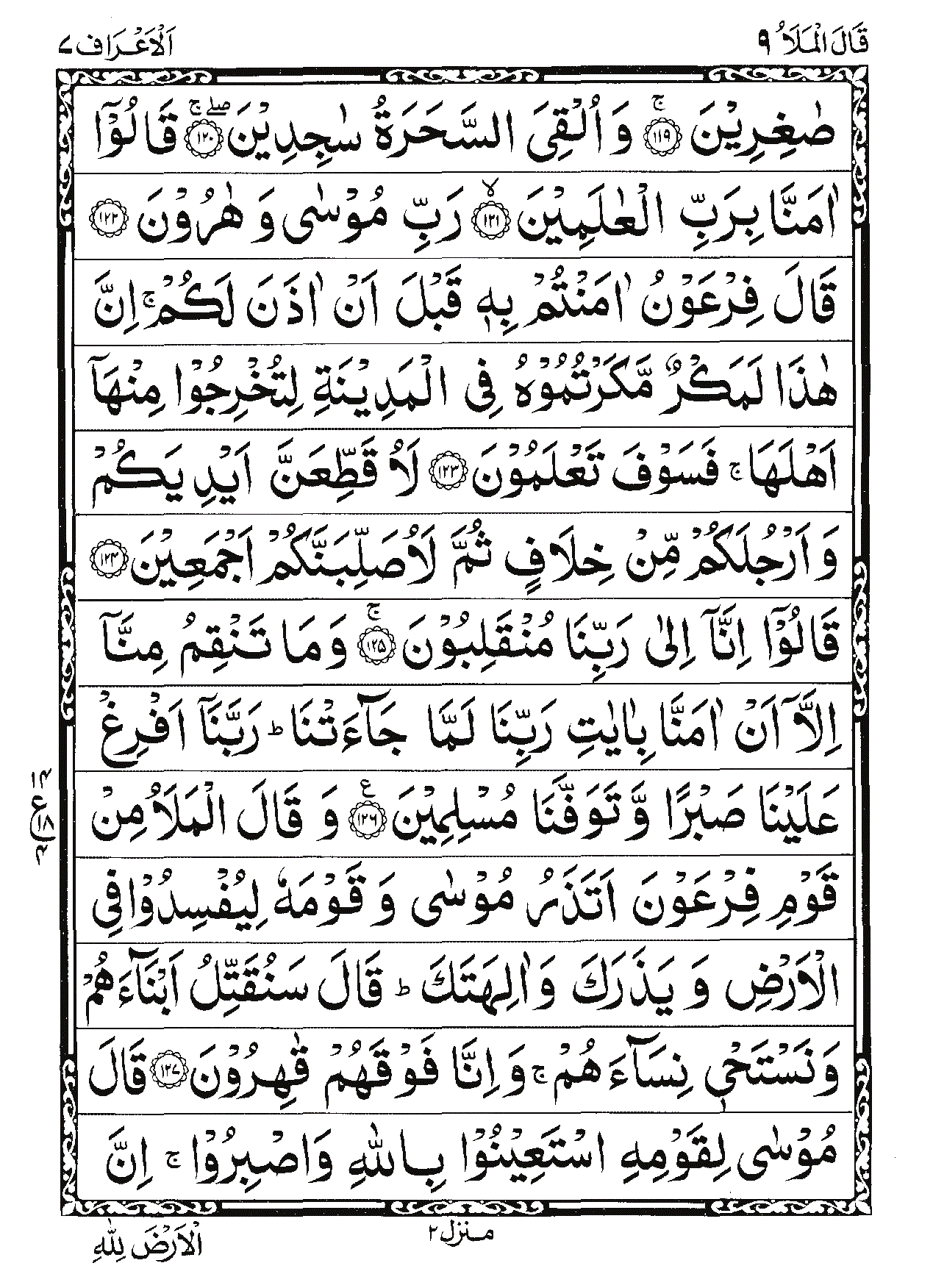 Surah Al-A'raf Page 21